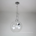 Design de mode OEM ODM E27 Clair Globe Vintage Moderne Verre Globe Pendentif Lampe Lumière pour Résidentiel